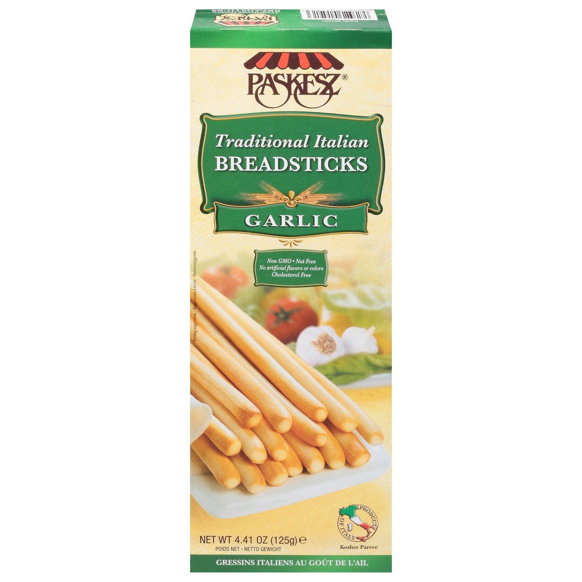 slide 12 of 13, Paskesz Traditional Italian Garlic Breadsticks 4.41 oz, 4.41 oz