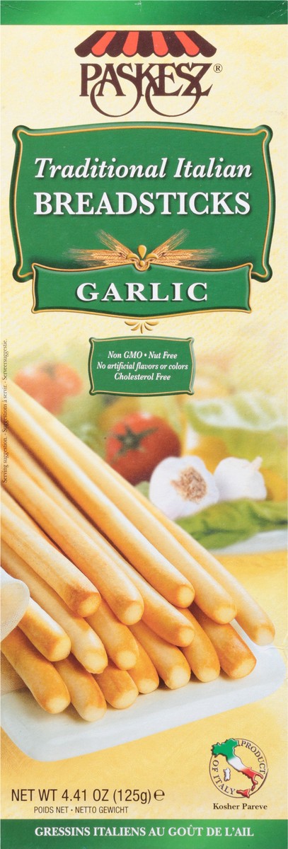 slide 9 of 13, Paskesz Traditional Italian Garlic Breadsticks 4.41 oz, 4.41 oz
