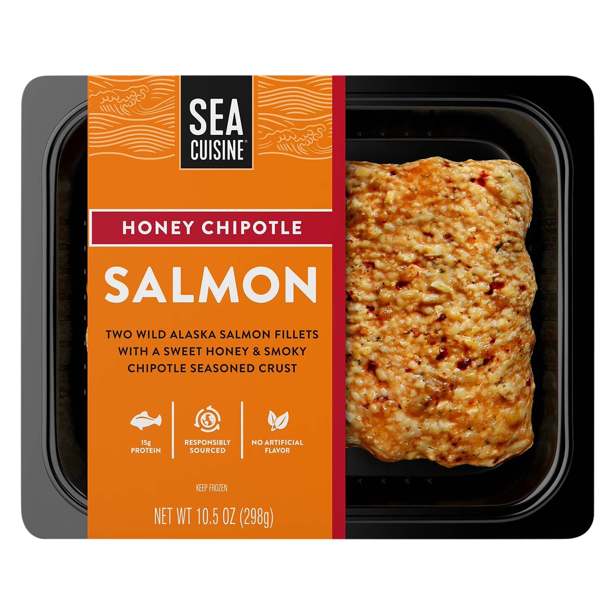 slide 1 of 6, Sea Cuisine Honey Chipotle Salmon - Frozen - 10.5oz, 10.5 oz