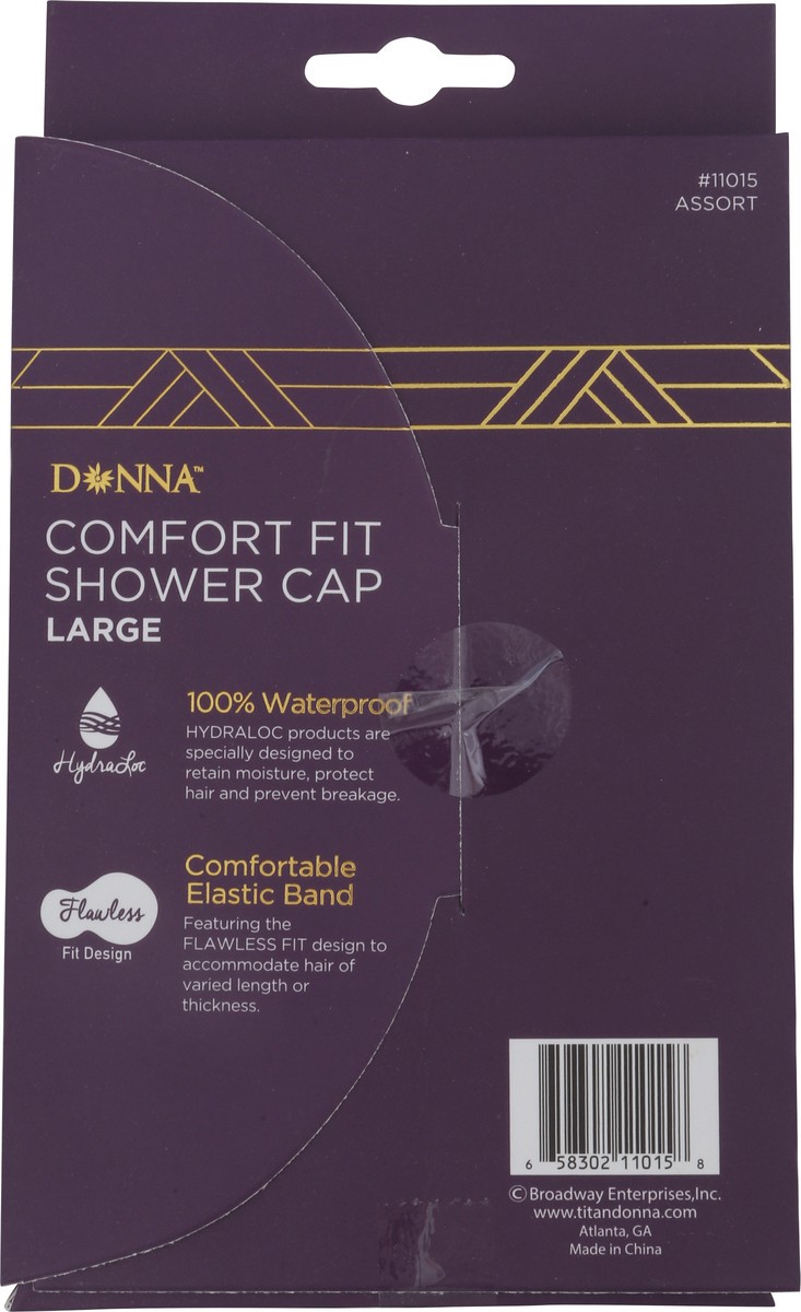slide 7 of 11, Donna Premium Collection Comfort Fit Shower Cap Large 1 ea, 1 ct