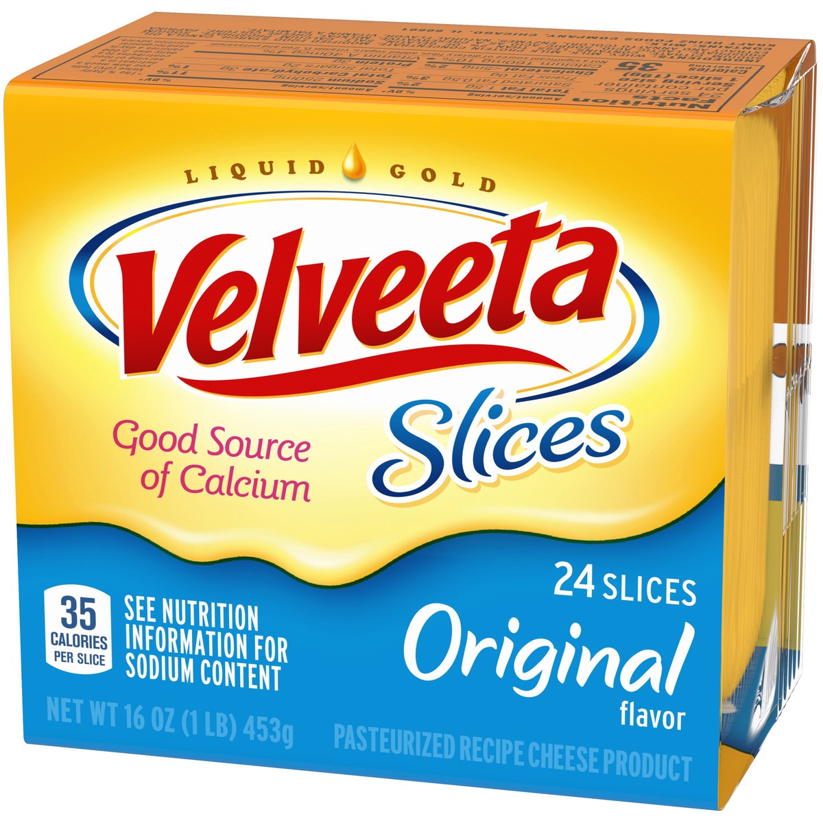 slide 8 of 9, Velveeta Slices Original Cheese, 24 ct Pack, 24 ct