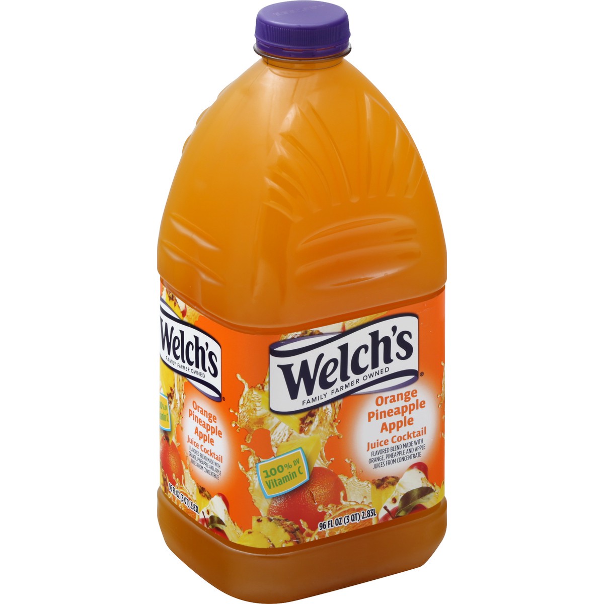 slide 2 of 10, Welch's Orange Pineapple Apple Juice Cocktail, 96 fl oz