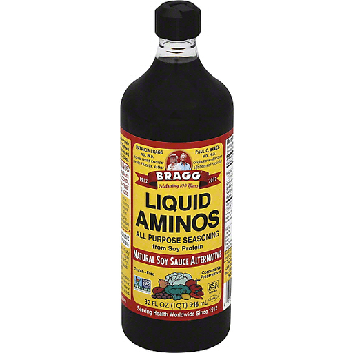 slide 2 of 2, Bragg All Natural Liquid Aminos All Purpose Seasoning, 32 fl oz