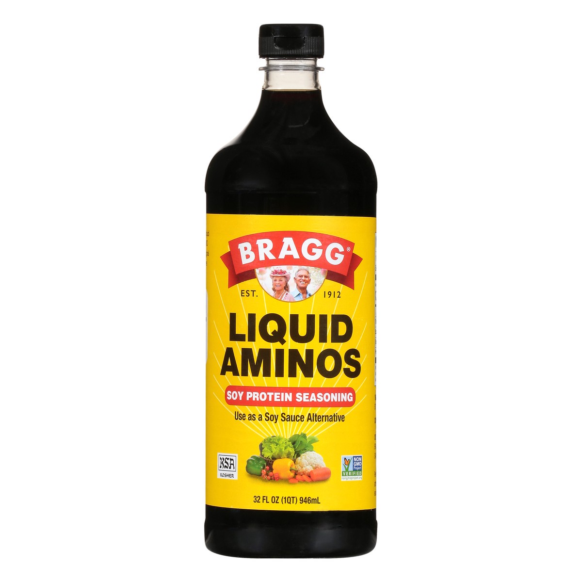 slide 1 of 9, Bragg Aminos Liquid, 32 fl oz