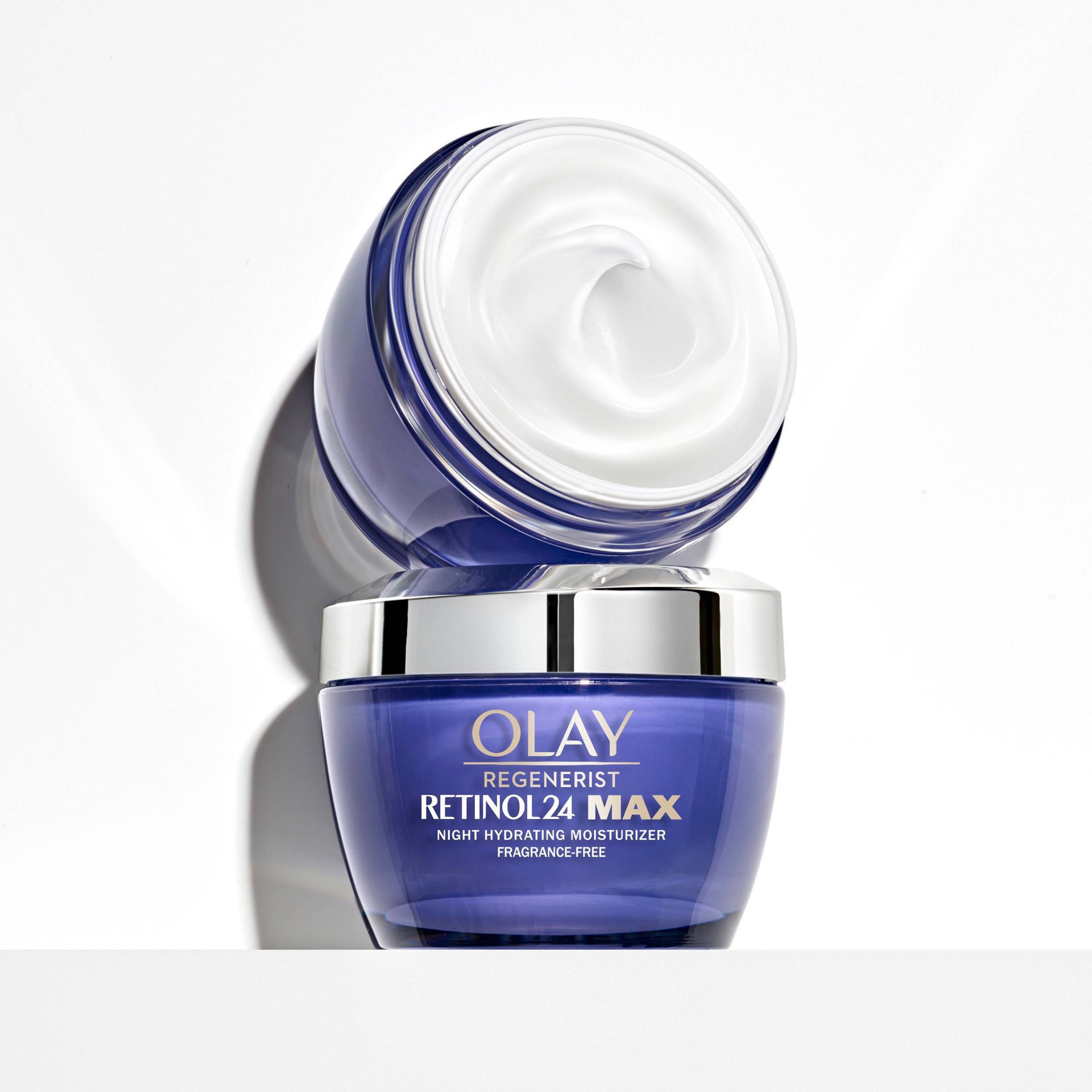 slide 6 of 9, Olay Regenerist Retinol 24 MAX Night Face Moisturizer, 1.7 Oz, 1.7 oz