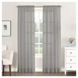 Emily Sheer Panel Charcoal 59x63"