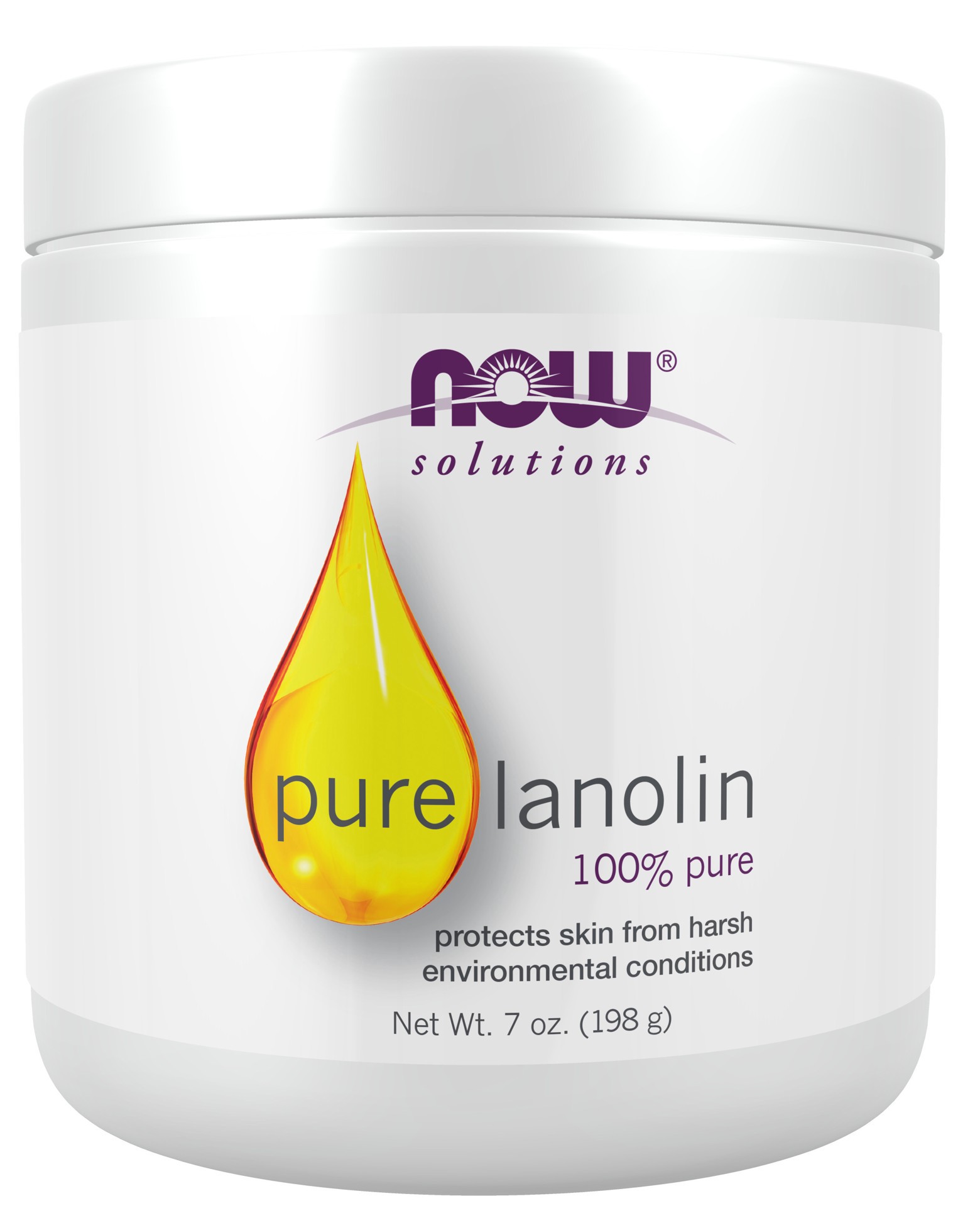 slide 1 of 5, NOW Solutions Lanolin, Pure - 7 oz., 7 oz