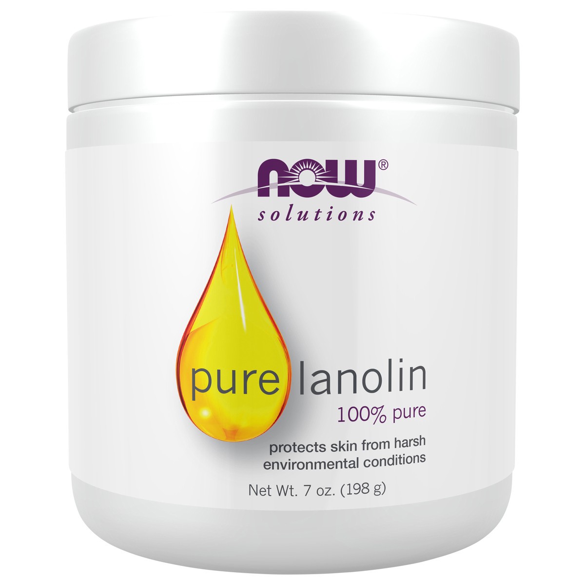 slide 1 of 5, NOW Lanolin, Pure - 7 oz., 7 oz