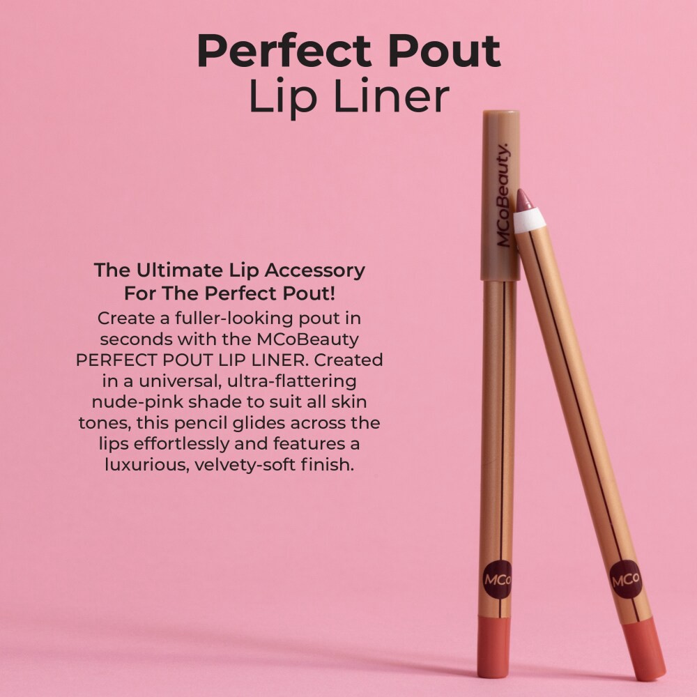 slide 5 of 5, Mcobeauty Perfect Pout Lip Liner, Rich + Velvety Texture - Rose Saturn, 0.04 oz