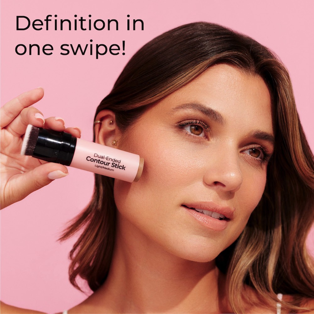 slide 3 of 5, MCoBeauty® Dual-Ended Contour Stick - Light/Medium, 1 ct