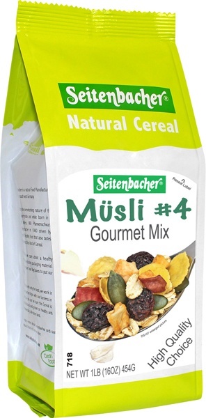 slide 1 of 1, Seitenbacher Gourmet Mix Muesli, 16 oz