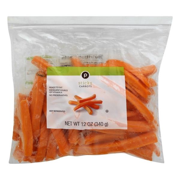 slide 1 of 1, Publix Carrot Sticks, 12 oz