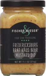 Fischer & Wieser Fredericksburg Brat Haus Beer Mustard Dip 11.1 oz
