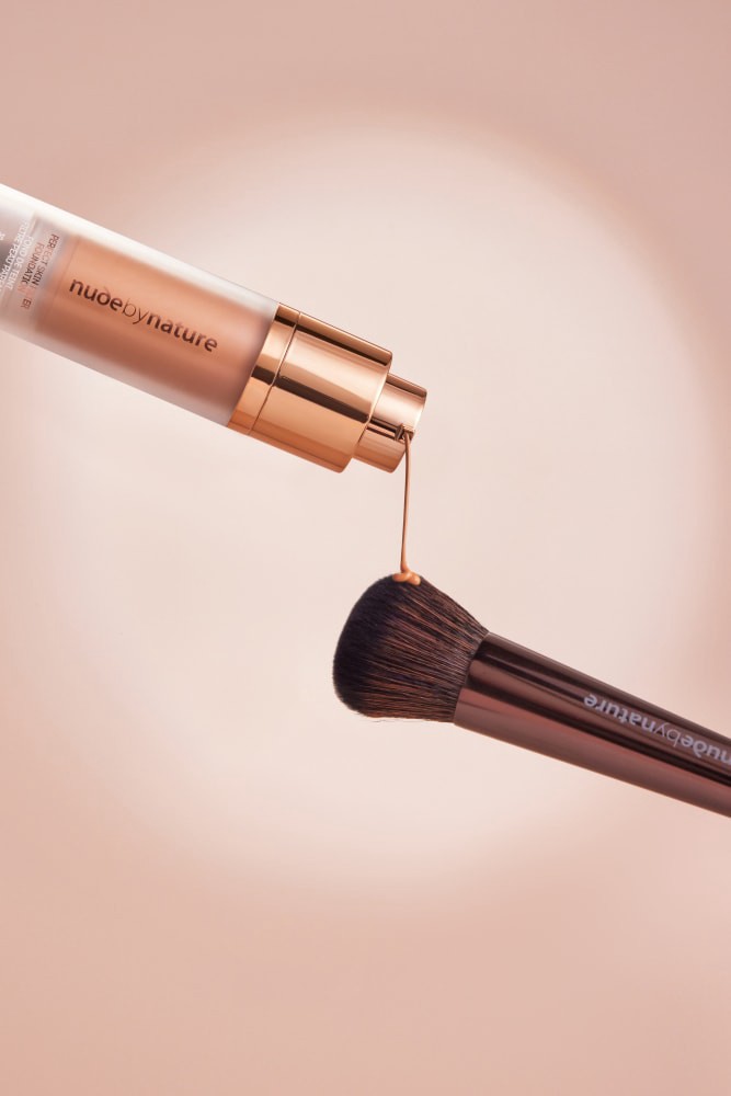 slide 4 of 5, Nude by Nature Perfect Skin Filter Foundation - C1 Porcelain, 1 ct