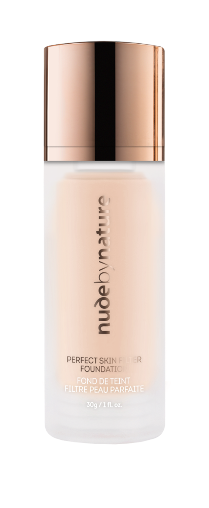 slide 1 of 5, Nude by Nature Perfect Skin Filter Foundation - C1 Porcelain, 1 ct