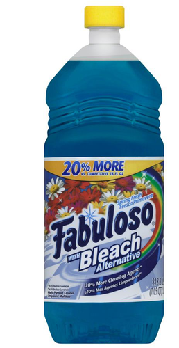 slide 1 of 1, Fabuloso Multi-purpose Cleaner with Bleach Alternative Spring Fresh, 33.8 oz