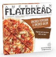 slide 1 of 1, American Flatbread Pizza, Uncured Pepperoni & Uncured Bacon, Delicious & Crispy, 17.1 oz