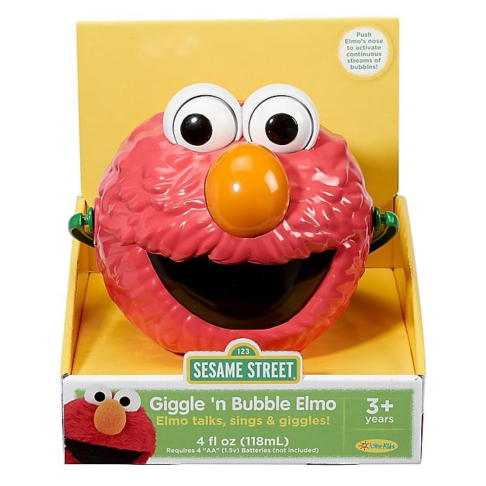 slide 2 of 2, Sesame Street Giggle-N-Bubble Elmo, 1 ct