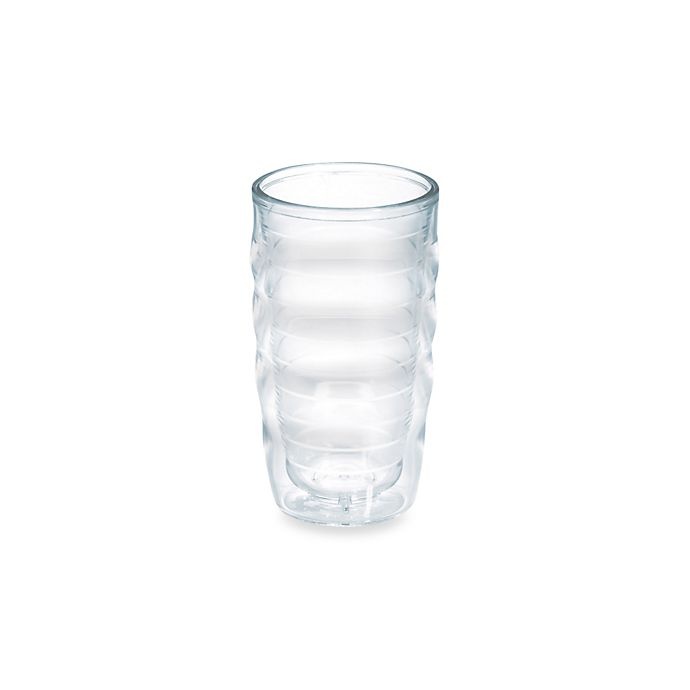 slide 1 of 1, Tervis Clear Wavy Tumbler, 10 oz