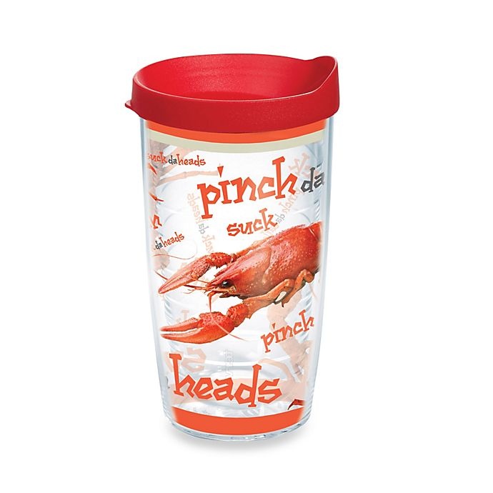 slide 1 of 1, Tervis Crawfish Wrap Tumbler with Lid, 16 oz