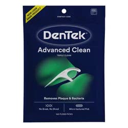 DenTek Flossers, Advanced Clean Dental Floss Picks, No Break & No Shred Floss, 150 Count