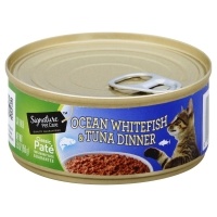 slide 1 of 1, Signature Pet Care Cat Food Ocean Whitefish & Tuna Dinner Classic Pate, 