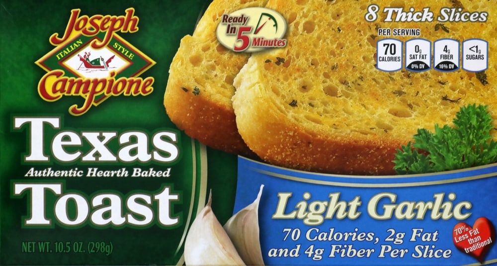 slide 1 of 1, Joseph Campione Light Garlic Texas Toast, 10.5 oz