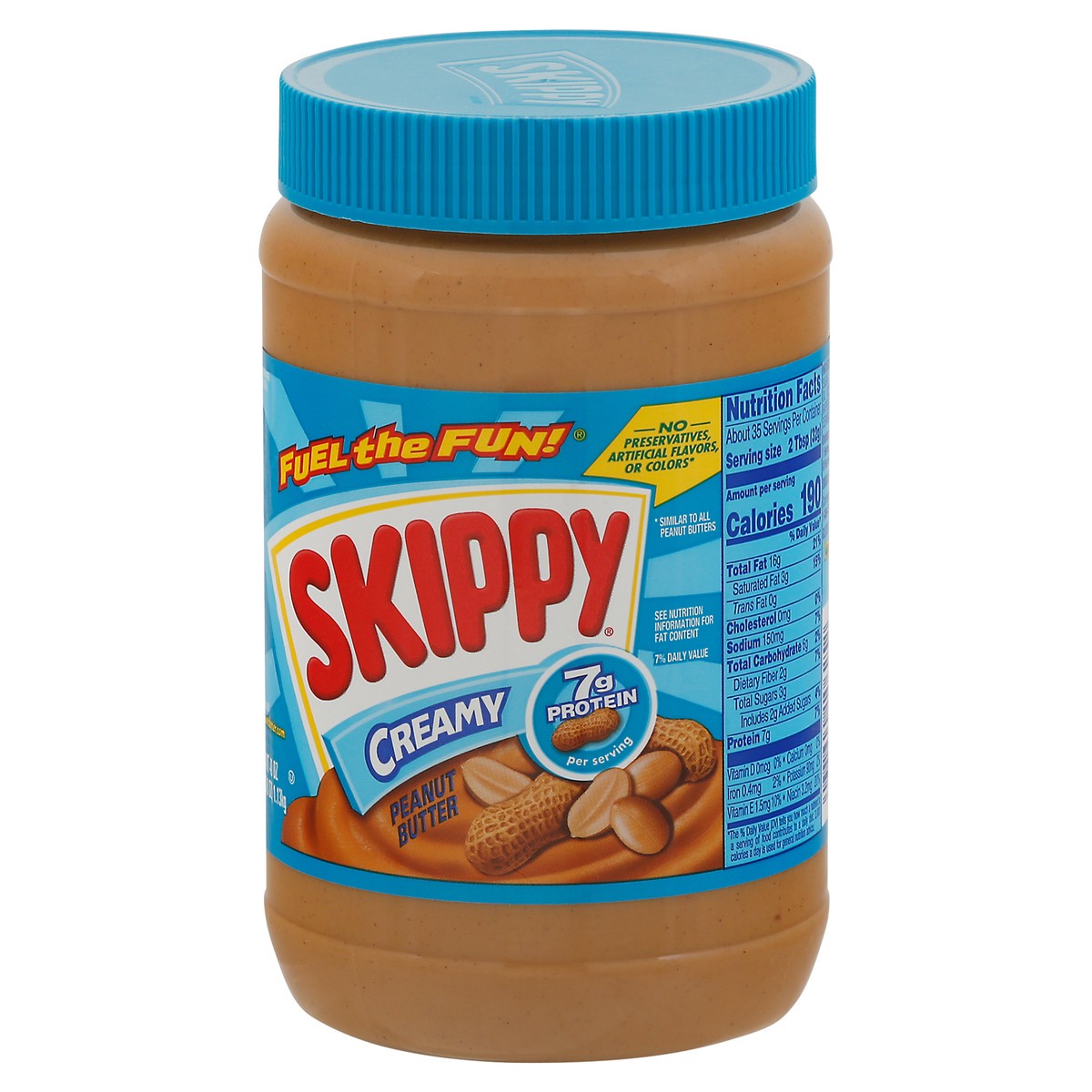 slide 3 of 9, Skippy Creamy Peanut Butter 40 oz, 40 oz
