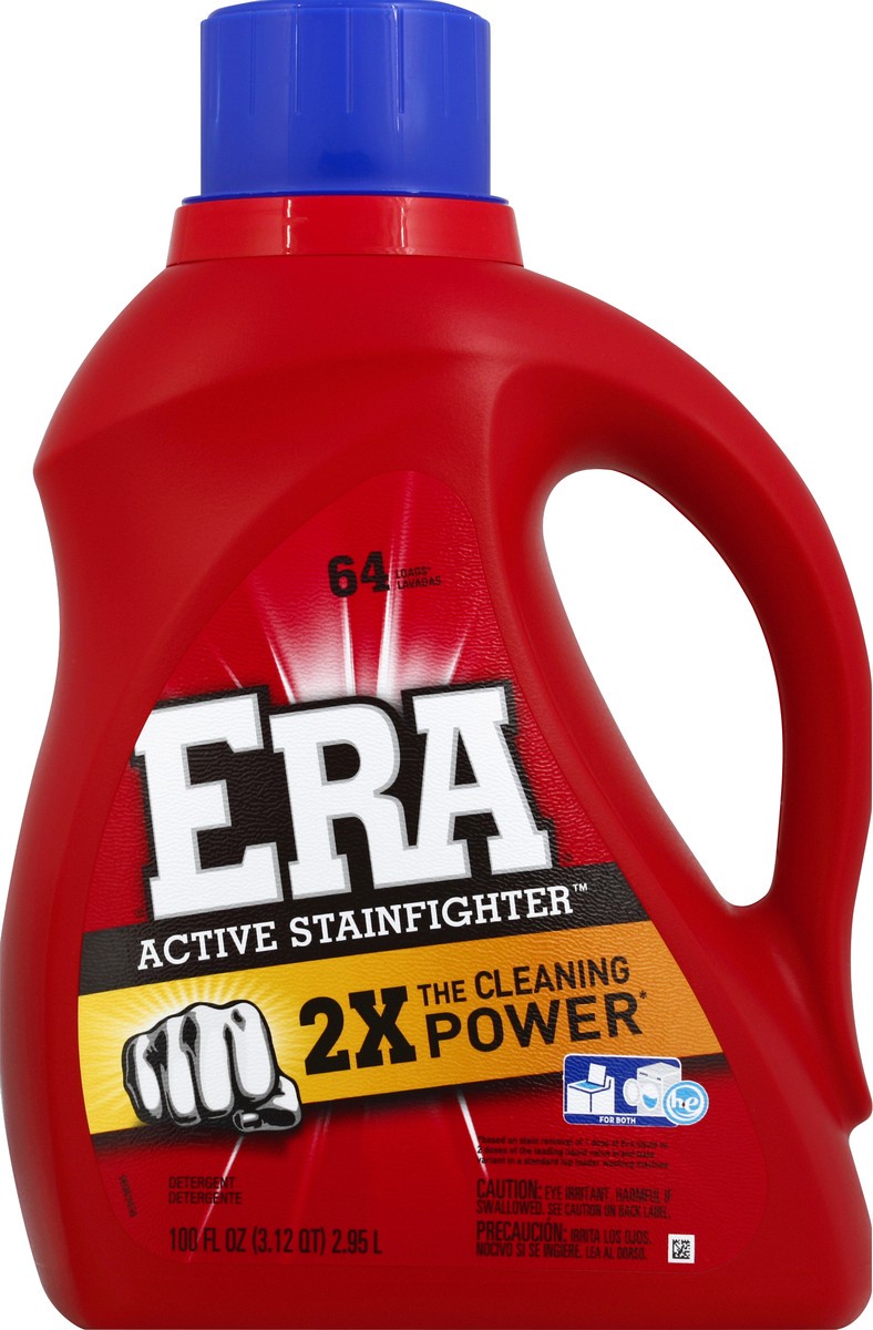 slide 1 of 3, Era Liquid Reg Detergent, 100 oz