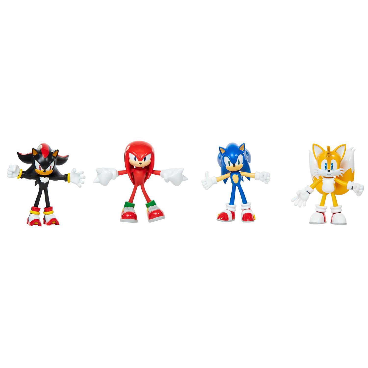 slide 1 of 5, 4" Sonic Figures with accessory, 4 in