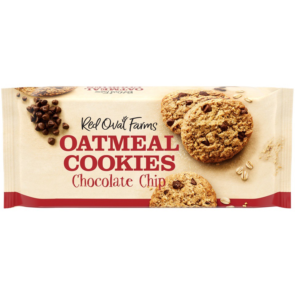 slide 2 of 7, Red Oval Farms Oatmeal Chocolate Chip Cookies, 10.75 oz