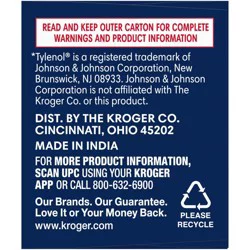 Kroger Extra Strength Acetaminophen Pm Caplets