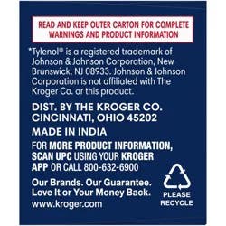 Kroger Extra Strength Acetaminophen Pm Caplets