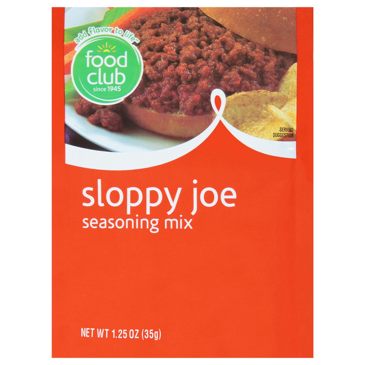 slide 1 of 11, Food Club Sloppy Joe Mix, 1.25 oz