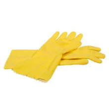 ARRAY Medium Yellow Rubber Gloves
