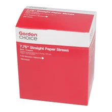 Gordon Choice Straw 7.75" Ppr Blk Wrpd