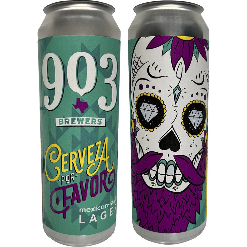 slide 1 of 1, 903 Brewers Cerveza Por Favor, 19 oz