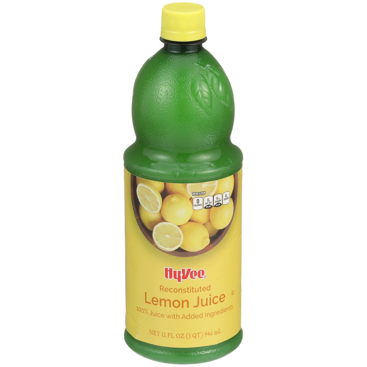 slide 1 of 1, Hy-vee 100% Reconstituted Lemon Juice - 32 fl oz, 32 fl oz