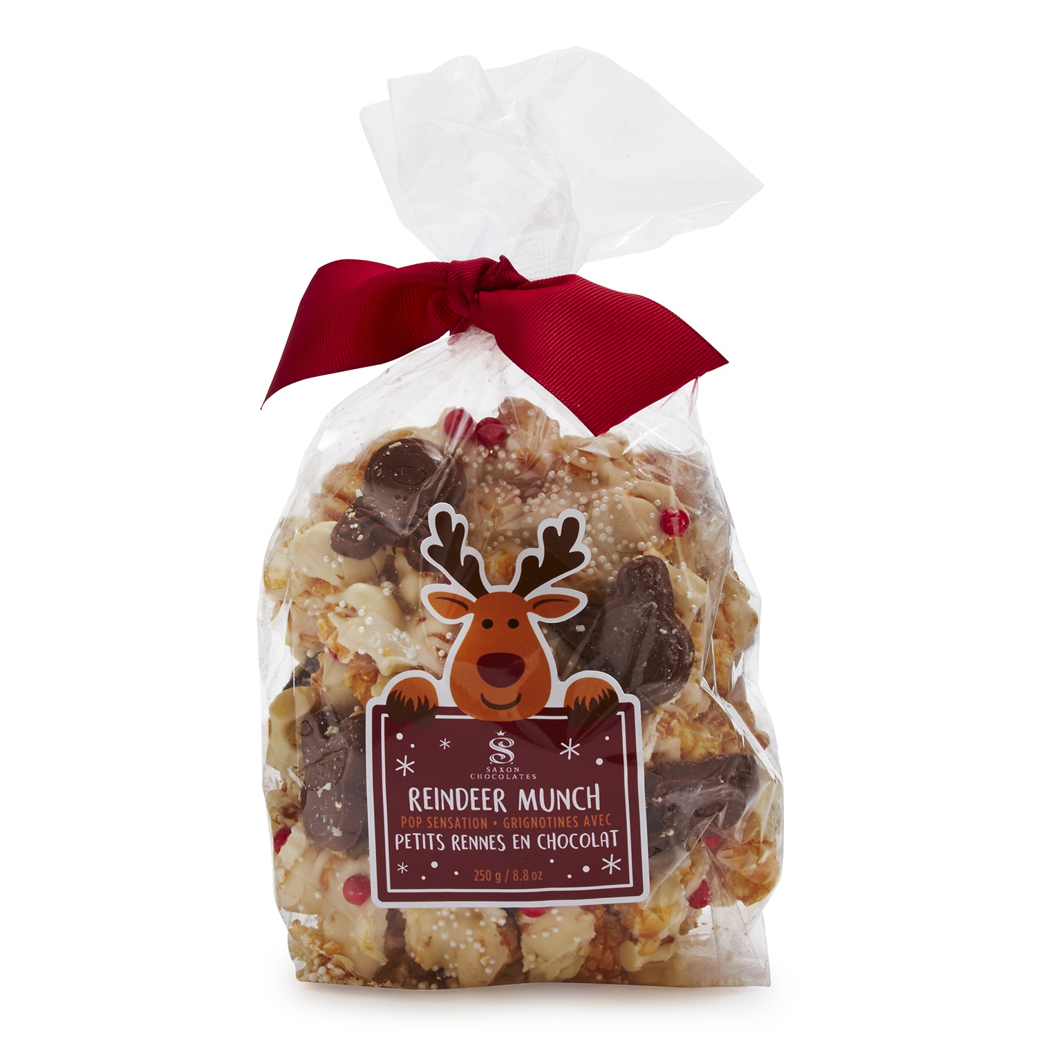 slide 1 of 1, Saxon's Chocolates Reindeer Munch, 1 ct