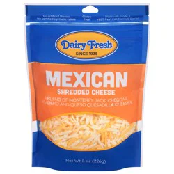 Dairy Fresh Mexican Shredded Cheese 8 oz