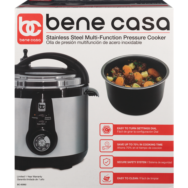 slide 1 of 1, BENE CASA Bc 4L Electric Pressure Cooker Dial, 1 ct