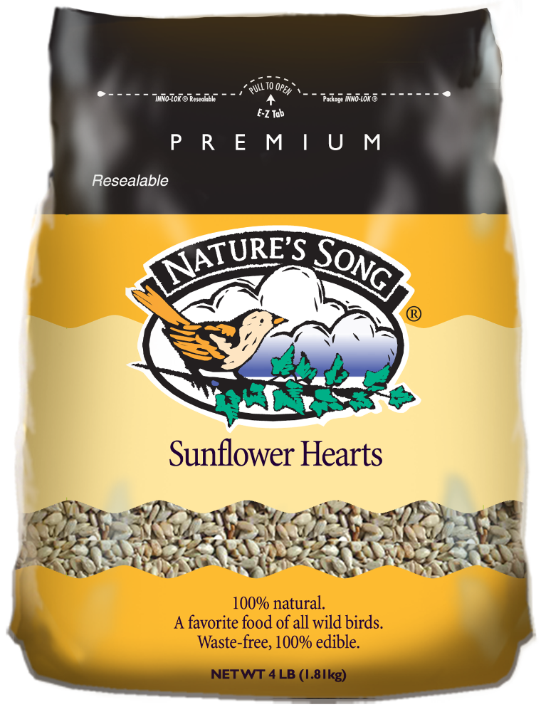 slide 2 of 2, Nature's Song Sunflower Hearts Wild Bird Seed, 4 lb
