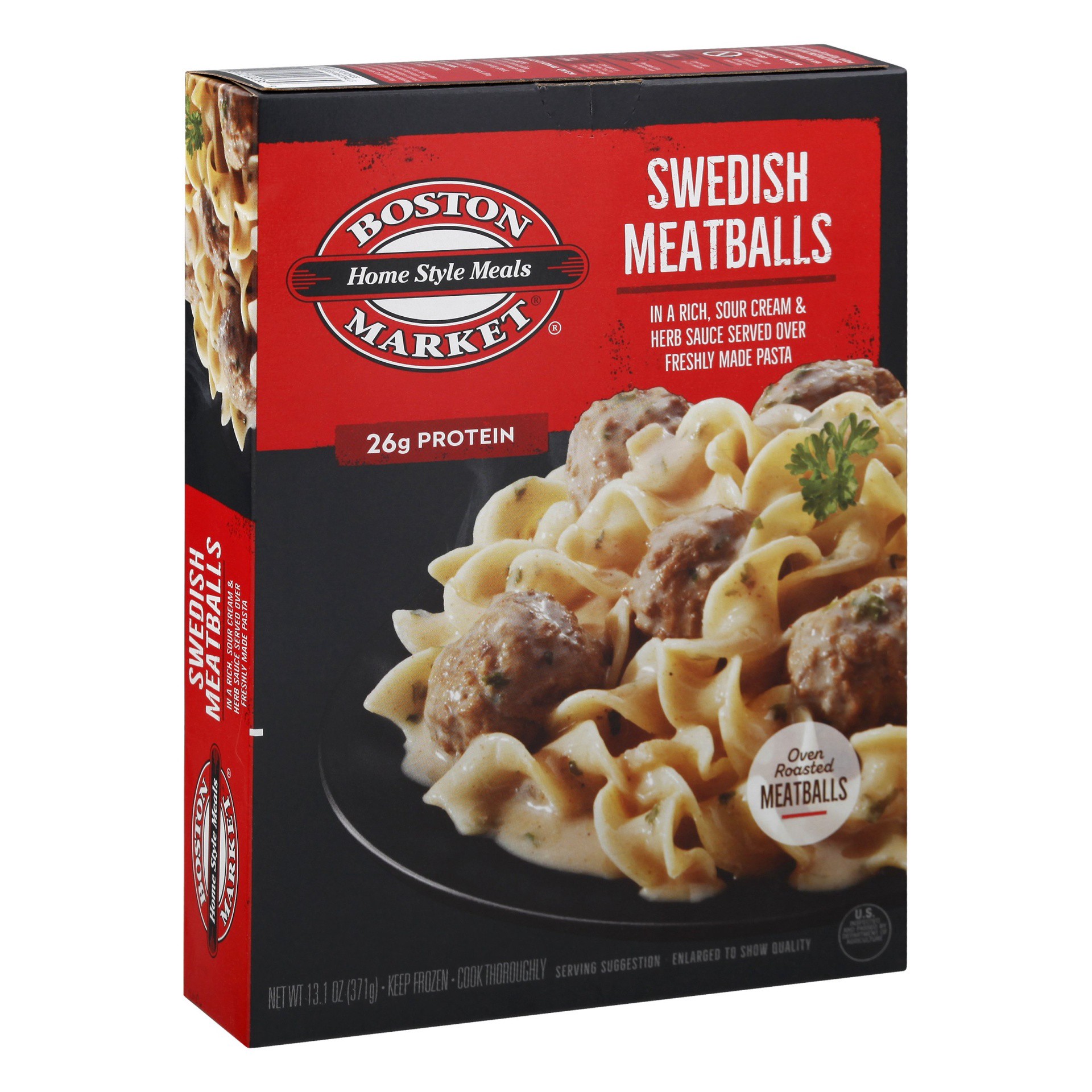 slide 1 of 7, Boston Market Swedish Meatballs, 13.1 oz