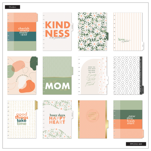 slide 3 of 8, 2024 Happy Planner Monthly/Weekly Classic Happy Planner, 7"" X 9-1/4"", Apricot & Sage, January To December, Ppcd12-377, 1 ct