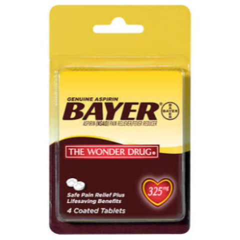 slide 1 of 1, Bayer Aspirin, 1 ct