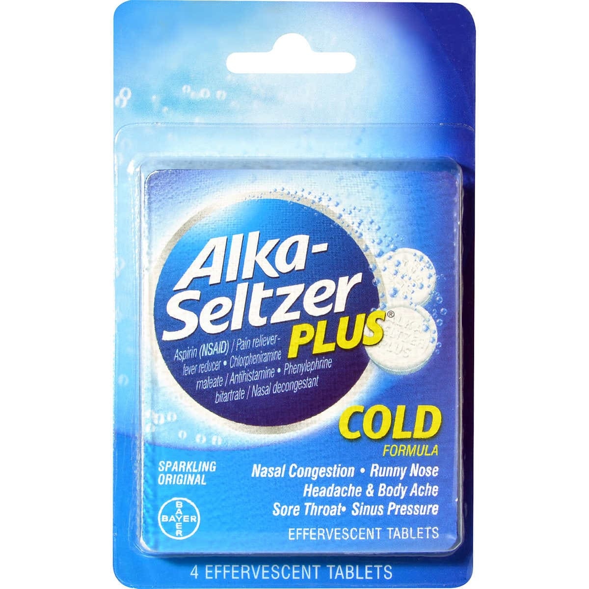 slide 1 of 1, Alka-Seltzer Plus Cold Tablets, 2 ct