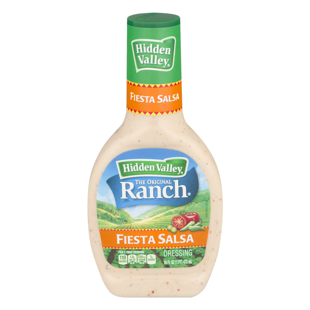 slide 1 of 1, Hidden Valley Original Ranch Fiesta Salsa Dressing, 16 fl oz