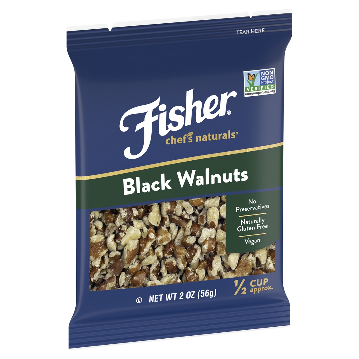 slide 2 of 10, Fisher Chef's Naturals Black Walnuts, 2 oz