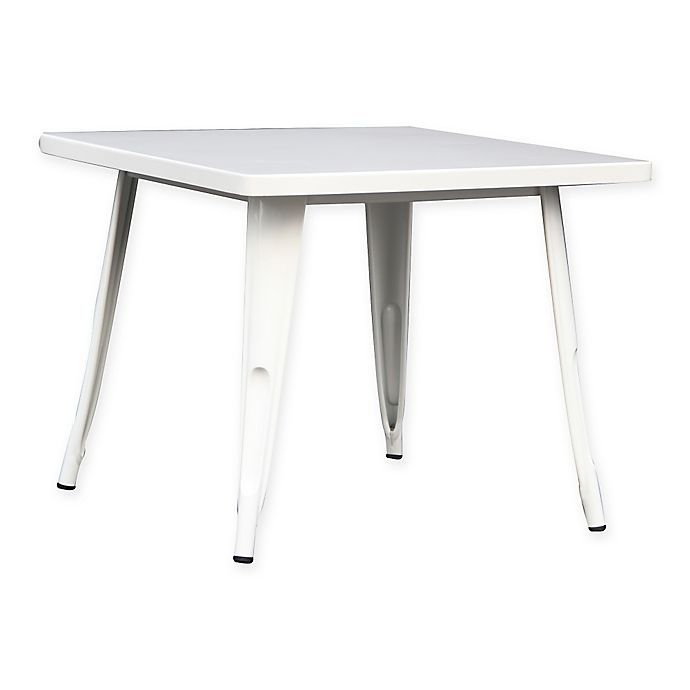 slide 1 of 3, Ace Casual Furniture Metal Table - White, 1 ct