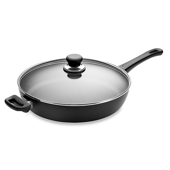 slide 1 of 1, SCANPAN Classic Saut Pan with Lid, 12.5 in